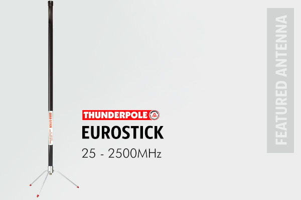 Thunderpole Euro Stick is a compact antenna with wide band coverage can be mounted outside or in a loft.
