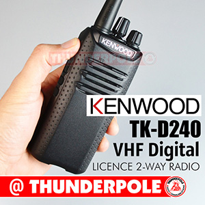 Kenwood TK-D340 are user-friendly DMR radios and work on both analog and digital frequencies. The price includes a the digital radio, high capacity battery, drop in charger and belt clip.
