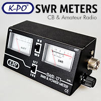 Here at Thunderpole we have a selection of SWR meters design to help fine tune your radio antenna to its optimum performance. Also available are power meters and matchers.