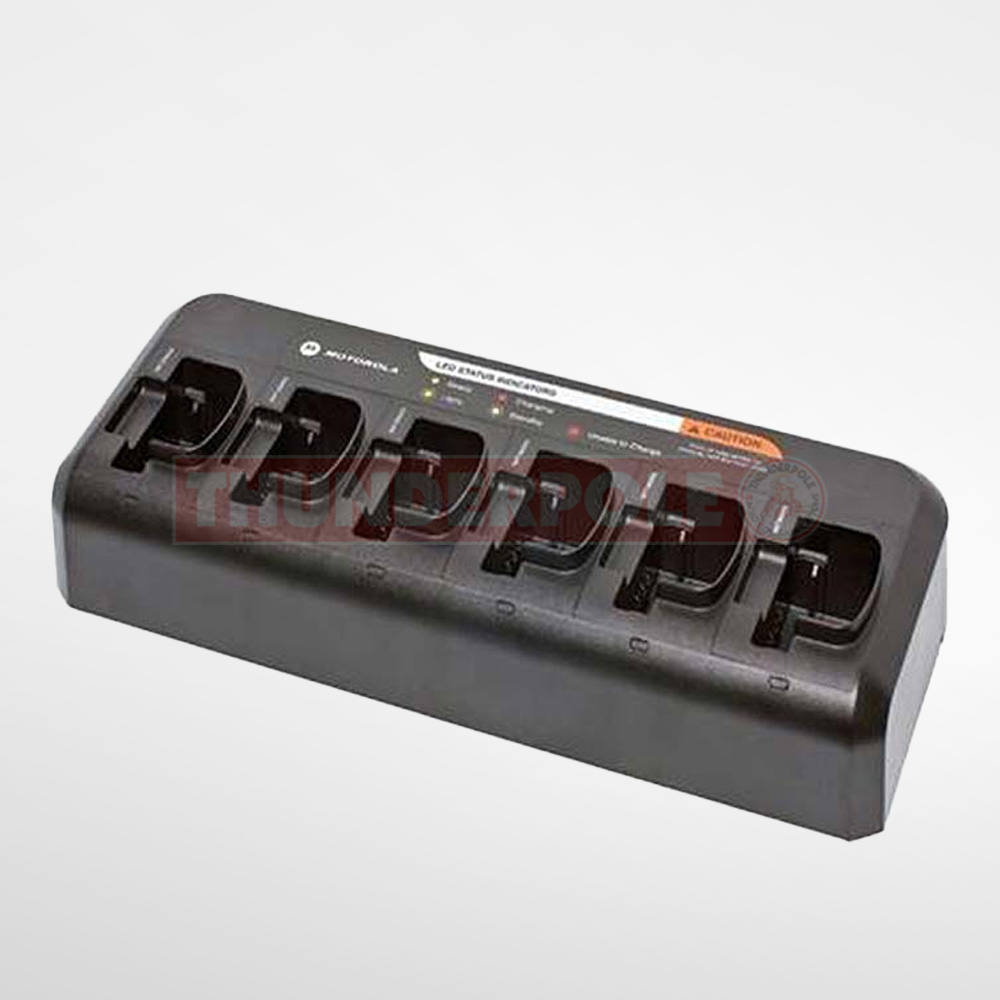 Motorola 6 -Way Drop In Charger | Multi Charging Unit & UK PSU for Motorola  R2, DP1400 and CP040