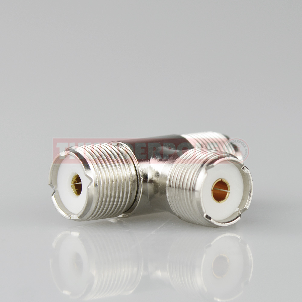 T - Connector - 3x SO239