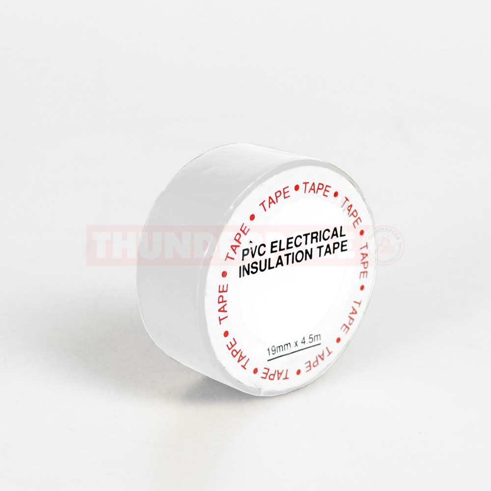 Insulation Tape | PVC Electrical | 19mm x 4.5m | White
