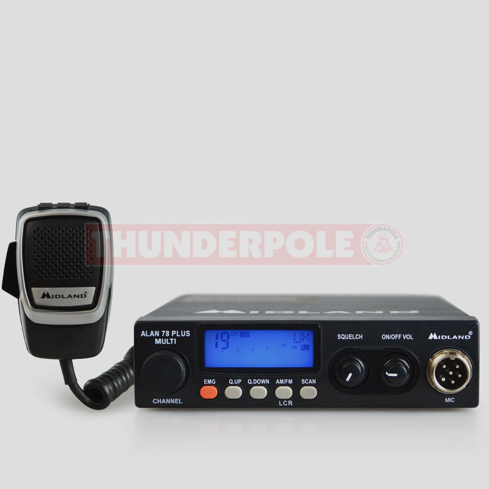 Midland 78 Plus Multi B Mobile CB Radio THUNDERPOLE