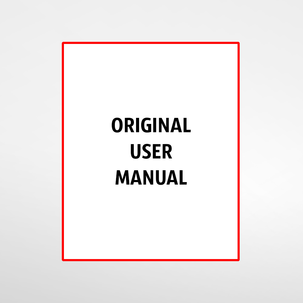 Intek M-100 Plus Original User Manual