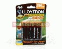 4x AA 2100mAH Ni-MH Rechargeable Batteries - Ready to Use