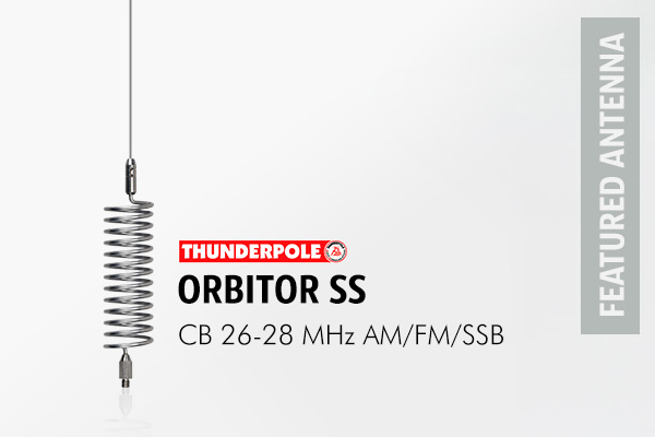 The Orbitor SS is a high performance antenna that has a heavy duty coil and whip both manufactured from 100% Stainless Steel.