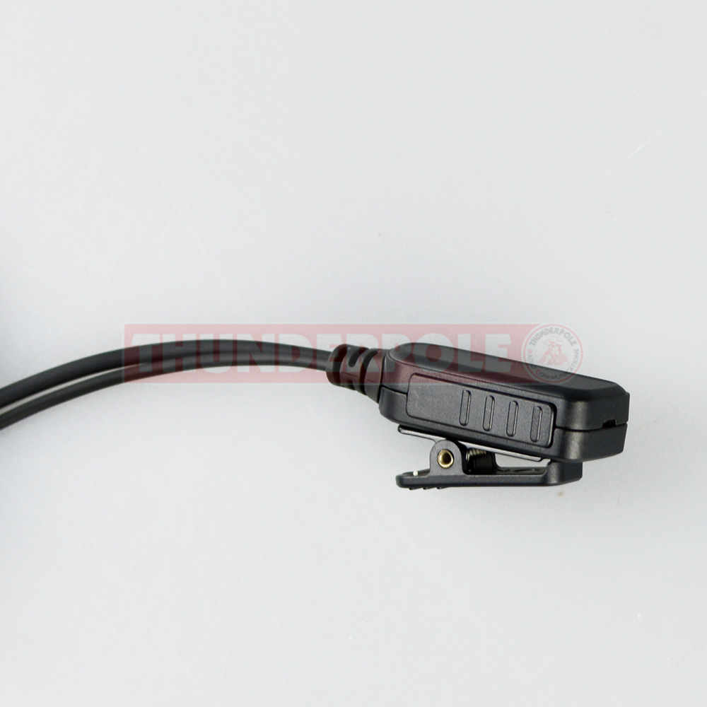D-Shape Earpiece / Microphone for Single Pin Motorola & Cobra Radios | M2