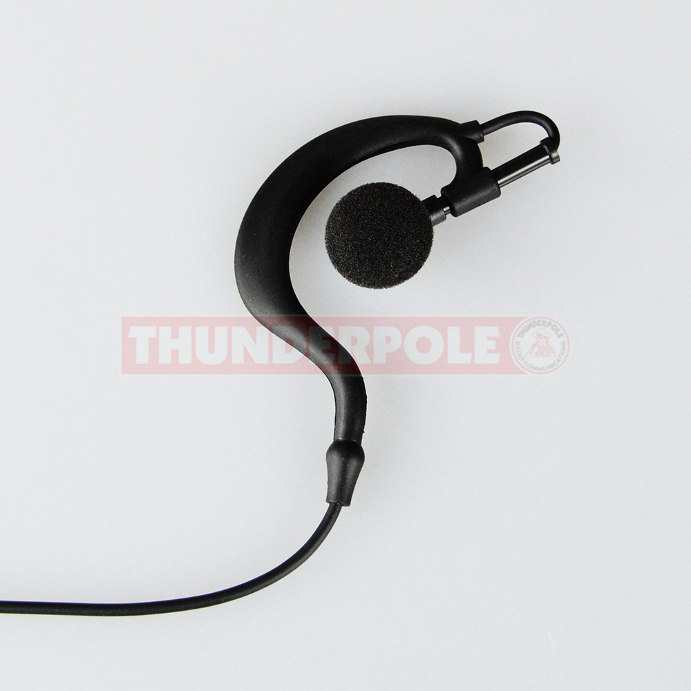 G-Shape Earpiece / Microphone for 2 Pin Icom, Midland  Radios | S1