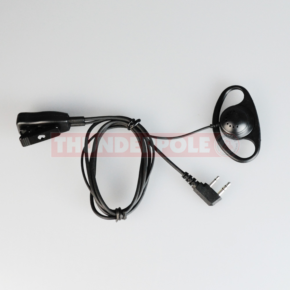 D-Shape Earpiece & Mic for K-PO Panther / Lafayatte Urano / TTI H-100