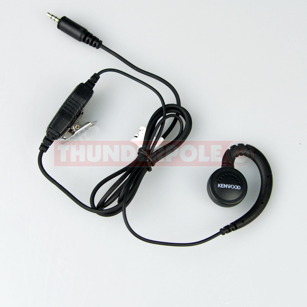 Kenwood KHS-34 G-Shape Earpiece / Microphone for 1 Pin Kenwood Radios