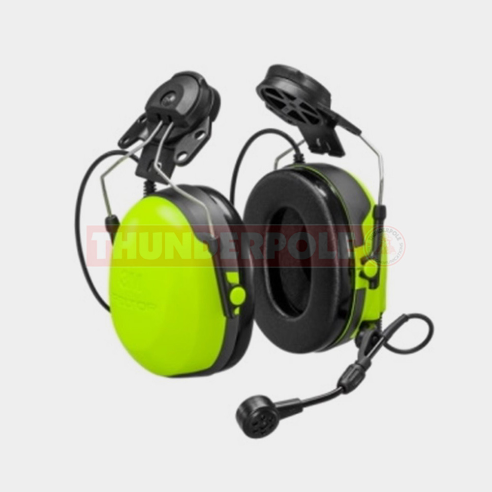 3M Peltor FLEX II headset with built-in PTT & helmet attachment