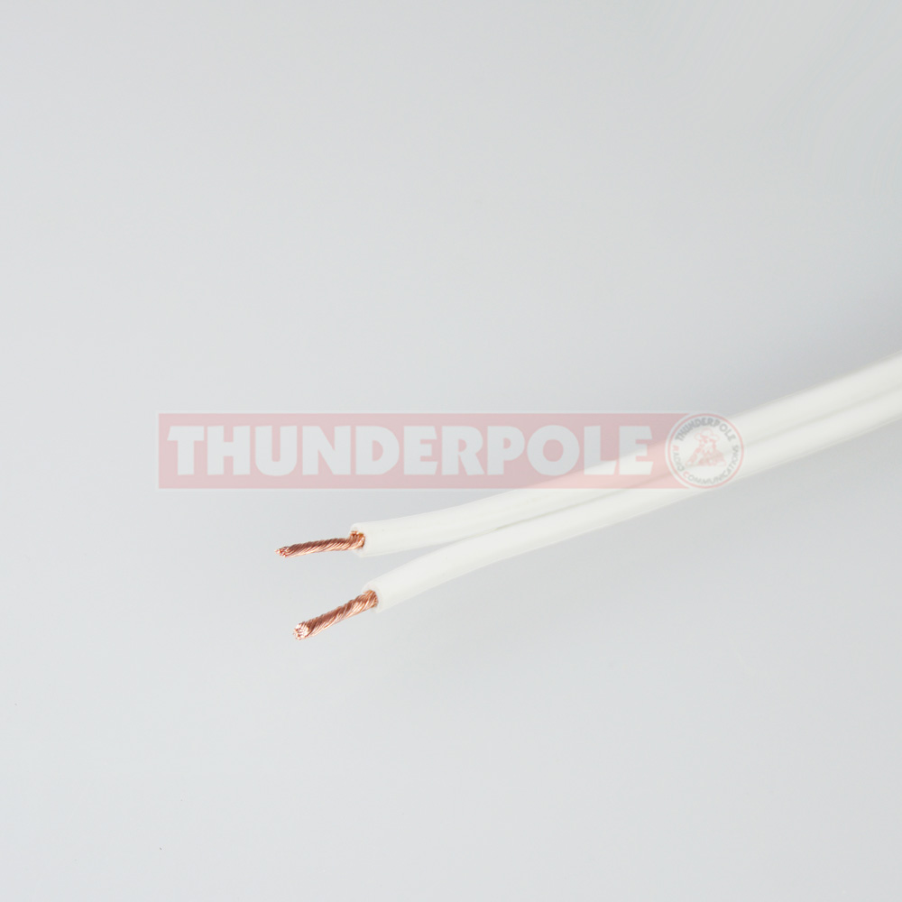 13 Amp Heavy Duty White Speaker Cable