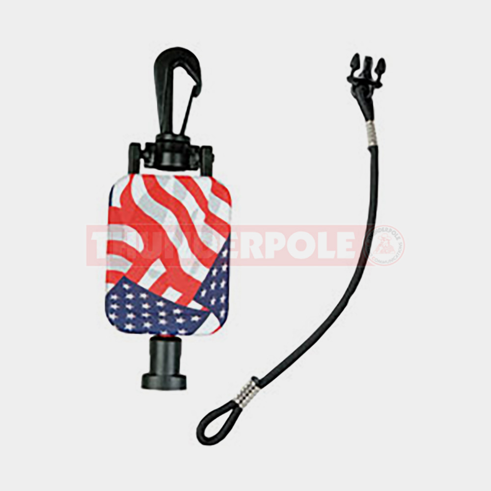 Retractable CB Mic Keeper - Stars & Stripes