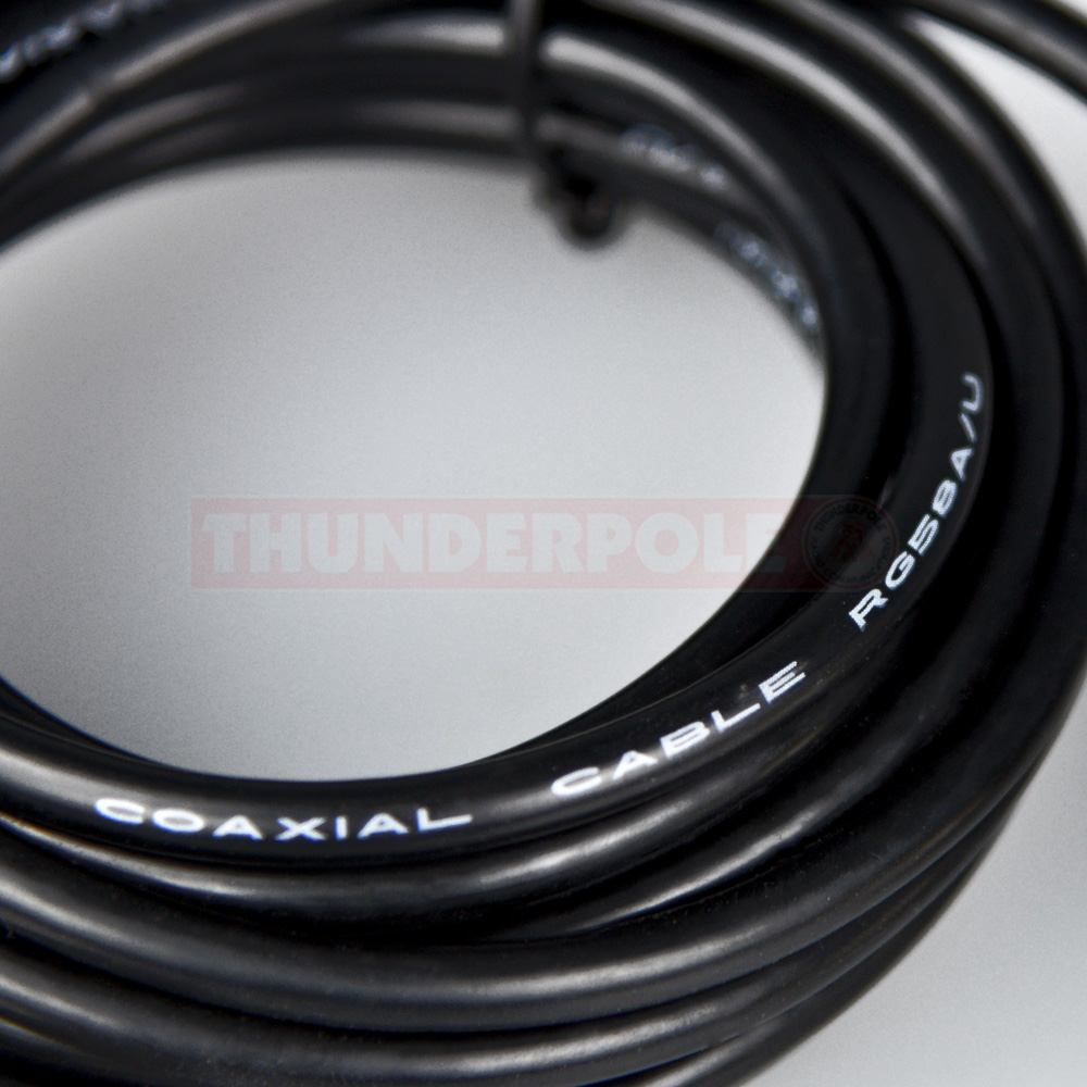 Thunderpole PL259 3.65m Patch Lead -  Premium RG58 A/U