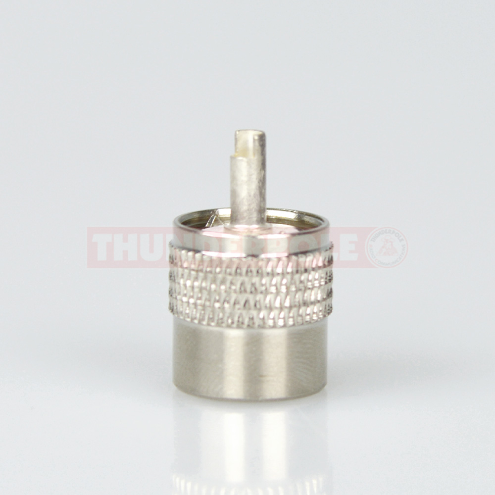 Thunderpole PL259 Teflon Plug Short Shank | 6mm | RG58 Type