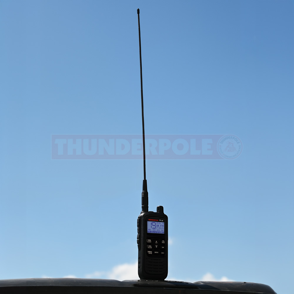 Thunderpole TX Flexi CB Handheld Antenna 48cm BNC Rubber Duck