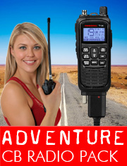 CB Radio Adventure Pack, ideal for overseas adventures where inconspicuous communication is required.