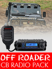 CB Radio Off-Roader Pack, ideal if you need a robust, user friendly CB to enhance your off-road experience.