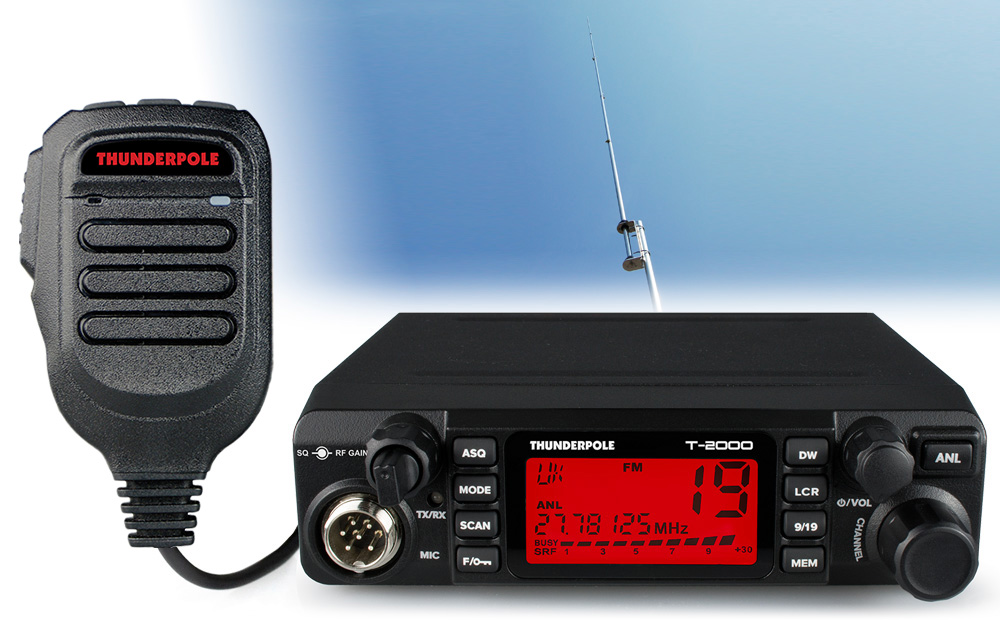 Homebase CB Radio Pack Thunderpole T2000 THUNDERPOLE