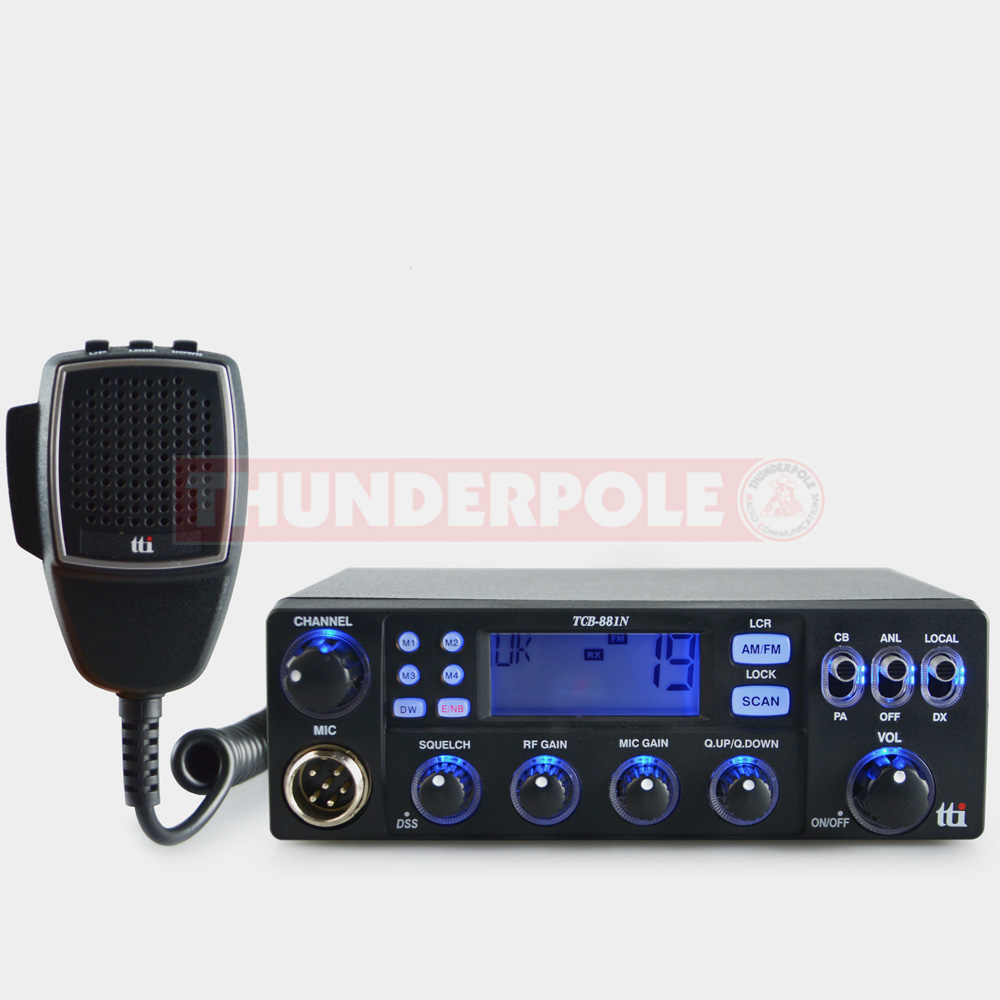 blød camouflage Sammentræf TTI TCB-881N | Mobile CB Radio | THUNDERPOLE