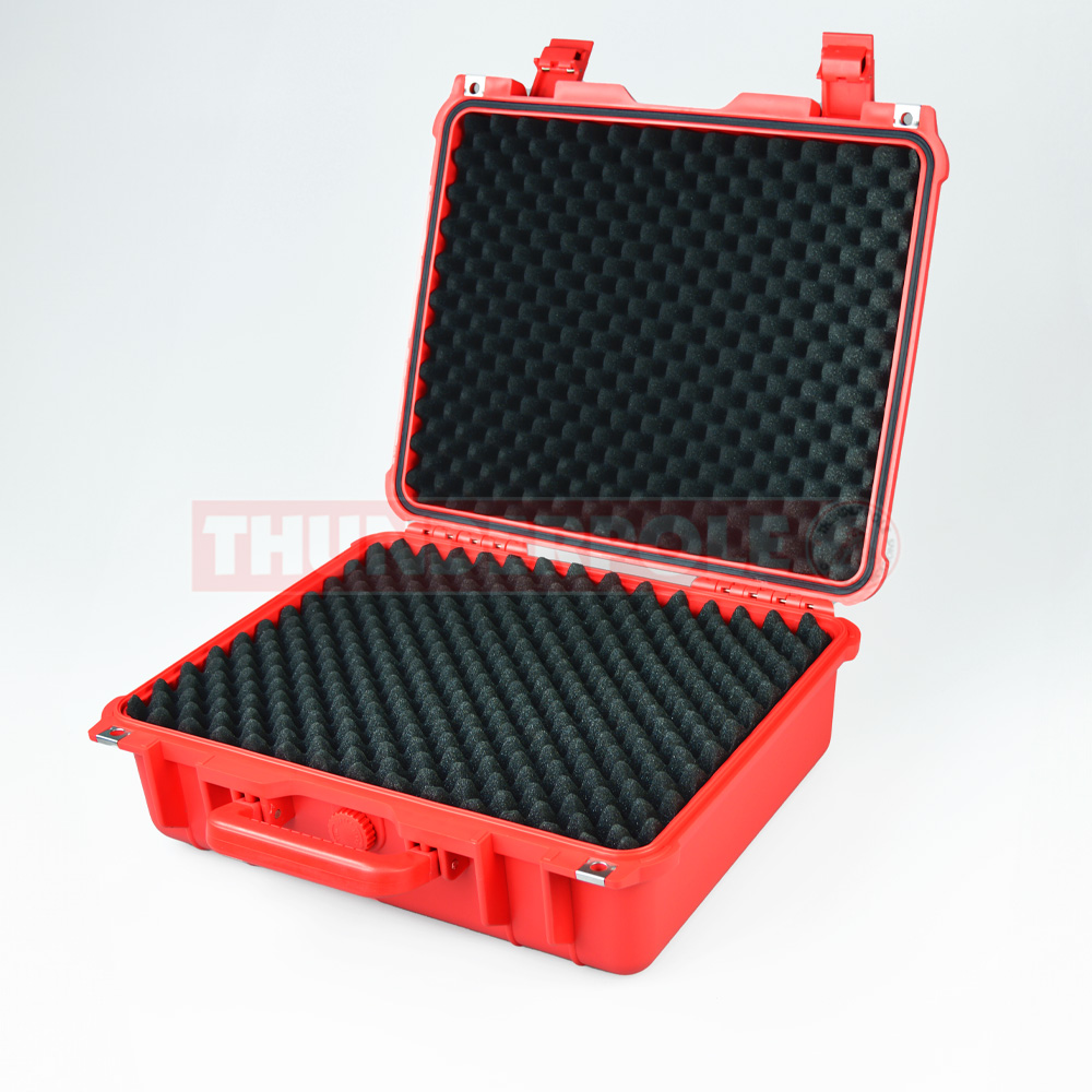 Waterproof Case with Foam | Lafayette | Red  | Large