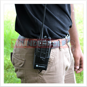 Motorola Radio Hard Leather Case | CP Series & DP Series