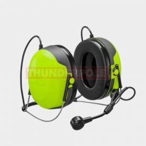 3M Peltor FLEX II headset with built-in PTT & Neckband