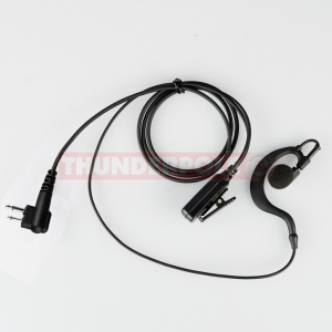 G-Shape Earpiece / Microphone for 2 Pin Motorola Radios | M1