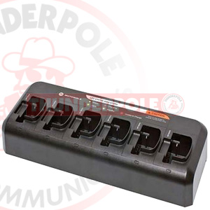 Motorola 6 -Way Drop In Charger | Multi Charging Unit & UK PSU for Motorola CP040 / DP1400